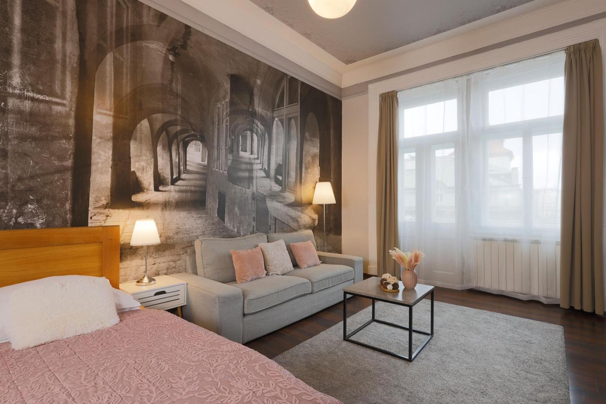 Janáčkovo nábřeží 19 - Riverside Apartments Praga Esterno foto